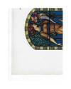Contracubierta de DEKORATIVE VORBILDER AÑO XXVI LÁM. 15. GLASFENSTER (K. Fuchs) J. Hoffmann 1915. CROMOLITOGRAFÍA 63x46