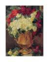 Muestra 4 de DEKORATIVE VORBILDER AÑO XXVI LÁM. 38. SONNENBLUMEN UND ROSEN (Arno Drescher) J. Hoffmann 1915. CROMOLITOGR