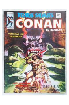 Cubierta de RELATOS SALVAJES VOL. 1 41. CONAN EL BÁRBARO. SOMBRAS EN ZAMBOULA (Vvaa) Vértice 1976