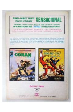 Contracubierta de CONAN EL BARBARO VOL. 2 23. Vértice 1974