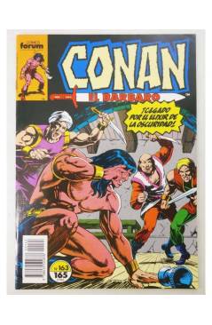 Cubierta de CONAN EL BÁRBARO 163. CEGADO POR EL ELIXIR DE LA OSCURIDAD (Roy Thomas/John Buscema) Forum 1990