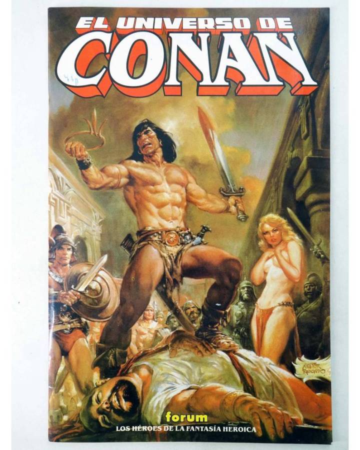 Cubierta de EL UNIVERSO DE CONAN. Forum 1997