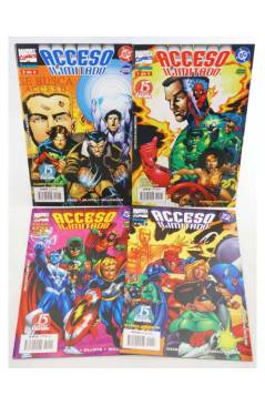 Cubierta de MARVEL DC ACCESO ILIMITADO 1 A 4. COMPLETA. Forum 1998