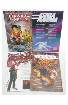 Contracubierta de MARVEL DC ACCESO ILIMITADO 1 A 4. COMPLETA. Forum 1998