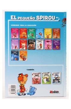 Contracubierta de EL PEQUEÑO SPIROU 15. Ponte recto (Tome/Janry) Kraken 2016
