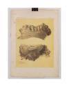 Cubierta de LECCIONES DE DIBUJO TOPOGRÁFICO CUAD 3 HOJA 2. ROCAS Y TERRENOS PEDREGOSOS (José M. De Riudavets) 1878. LITO