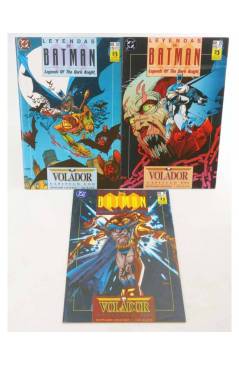 Cubierta de LEYENDAS DE BATMAN 24 A 26. VOLADOR 1-3 COMPLETA. Zinco 1990