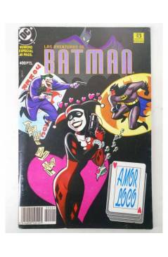 Cubierta de LAS AVENTURAS DE BATMAN. AMOR LOCO (Bruce Timm/Paul Dini) Zinco 1994