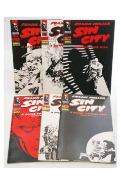 Cubierta de SIN CITY MORIRÍA POR ELLA 1 A 6. COMPLETA (Frank Miller) Norma 1994