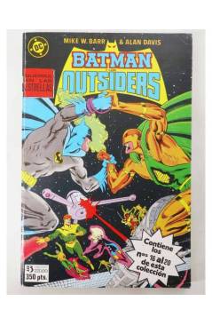 Cubierta de BATMAN Y LOS OUTSIDERS 21 A 25. RETAPADO (Jim Aparo/Mike W. Barr/Alan Davis) Zinco 1987