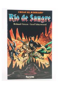 Cubierta de CONAN EL BÁRBARO. RÍO DE SANGRE (Roland Green/Geof Isherwood) Forum 1999