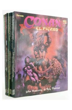 Cubierta de NOVELAS GRÁFICAS CONAN COLOR 1 A 10. COMPLETA. Forum 1995