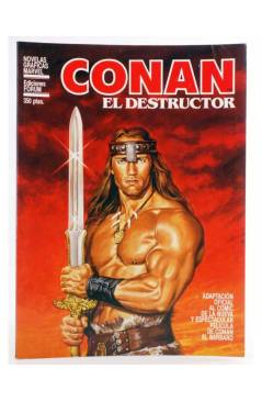 Cubierta de NOVELAS GRÁFICAS MARVEL ESPECIAL 4. CONAN EL DESTRUCTOR (Michael Fleisher/John Buscema) Forum 1984
