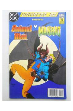 Cubierta de UNIVERSO DC 21. ANIMAL MAN Y MAN BAT (Vvaa) Zinco 1990