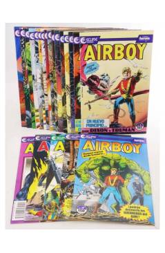 Cubierta de ECLIPSE COMICS: AIRBOY 1 A 21. COMPLETA. Forum 1990