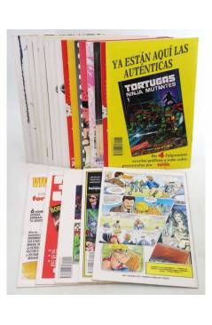 Contracubierta de ECLIPSE COMICS: AIRBOY 1 A 21. COMPLETA. Forum 1990