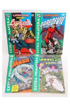 Cubierta de EXTRA PRIMAVERA 1991: LIFEFORM 1 A 4. COMPLETA: CASTIGADOR DAREDEVIL HULK ESTELA PLATEADA (Vvaa) Forum 1991