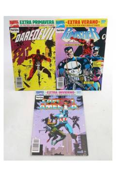 Cubierta de EXTRA 1992 LA TACTICA VON STRUCKER 1 A 3. COMPLETA: DAREDEVIL PUNISHER CAPITAN AMÉRICA (Vvaa) Forum 1992. CO