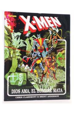 Cubierta de NOVELAS GRÁFICAS MARVEL 3A SERIE 12. X-MEN. DIOS AMA EL HOMBRE MATA (Chris Claremont/Brent Anderson) Forum 1