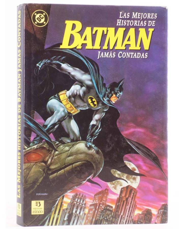 Cubierta de LAS MEJORES HISTORIAS DE BATMAN JAMÁS CONTADAS. Zinco 1989