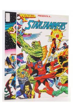 Contracubierta de COLECCIÓN PRESTIGIO 1718. LA PATRULLA X STARJAMMERS: FALKON QUEST 1 A 2 COMPLETA (Terry Kavanagh/Dave 