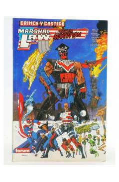 Cubierta de COLECCIÓN PRESTIGIO 35. MARSHAL LAW: CRIMEN Y CASTIGO (Pat Mills/Kevin O'Neill) Forum 1992