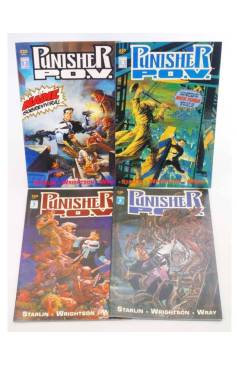 Cubierta de COLECCIÓN PRESTIGIO 52535456. PUNISHER: P.O.V. 1 A 4 COMPLETA (Jim Starlin/Bernie Wrightson) Forum 1993