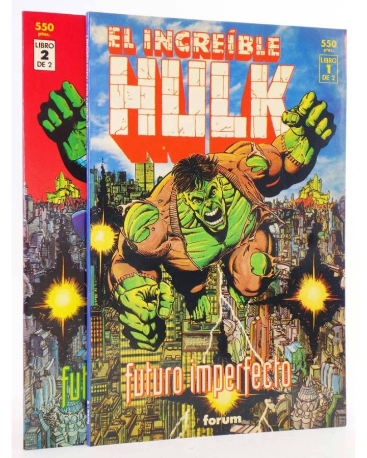 Cubierta de COLECCIÓN PRESTIGIO 5960. EL INCREIBLE HULK: FUTURO IMPERFECTO 1 A 2 COMPLETA (Peter David/George Perez) For