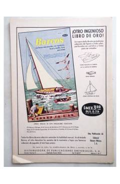 Contracubierta de SUPERMAN NOVARO 369. LA MUERTE DE SUPERMÁN. Novaro 1962