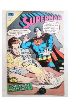 Cubierta de SUPERMAN NOVARO 845. LA PLUMA PROFÉTICA. Novaro 1972