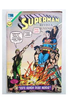 Cubierta de SUPERMAN NOVARO 881. ESTE REHÉN DEBE MORIR. Novaro 1972