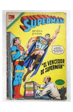 Cubierta de SUPERMAN NOVARO 891. EL VENCEDOR DE SUPERMÁN. Novaro 1972