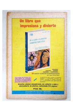 Contracubierta de SUPERMAN NOVARO 891. EL VENCEDOR DE SUPERMÁN. Novaro 1972
