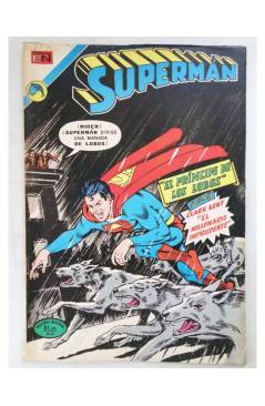 Cubierta de SUPERMAN NOVARO 894. EL PRÍNCIPE DE LOS LOBOS. Novaro 1972