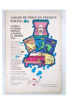 Contracubierta de SUPERMAN NOVARO 909. UN EXTRAÑO NOS VISITA. Novaro 1973