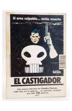 Contracubierta de SPIDERMAN VOL 1 101 A 105. RETAPADO (Vvaa) Forum 1986