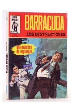 Cubierta de MISION IMPOSIBLE 23. BARRACUDA. LOS DESTRUCTORES. Euredit 1971