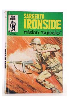 Cubierta de MISION IMPOSIBLE 24. SARGENTO IRONSIDE. MISIÓN SUICIDIO. Euredit 1971