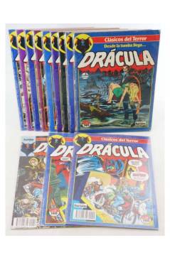 Cubierta de CLÁSICOS DEL TERROR DRÁCULA 1 A 12. Forum 1988