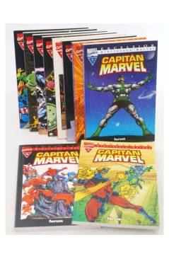 Cubierta de BIBLIOTECA MARVEL EXCELSIOR: CAPITAN MARVEL 1 A 10. COMPLETA. Forum 2002