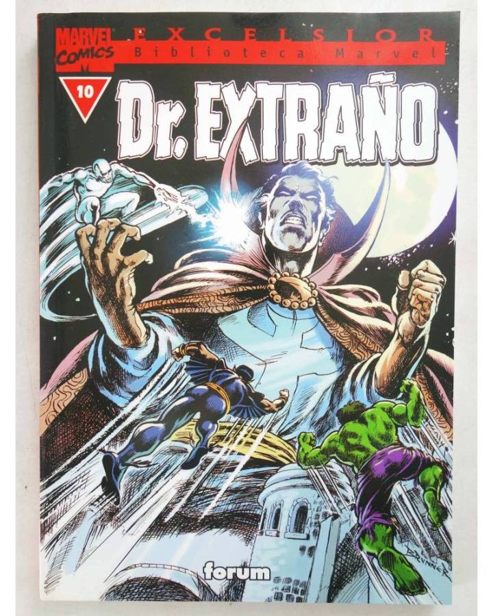Cubierta de BIBLIOTECA MARVEL EXCELSIOR: DOCTOR EXTRAÑO 10 (Steve Englehart/Sal Buscema) Forum 2004