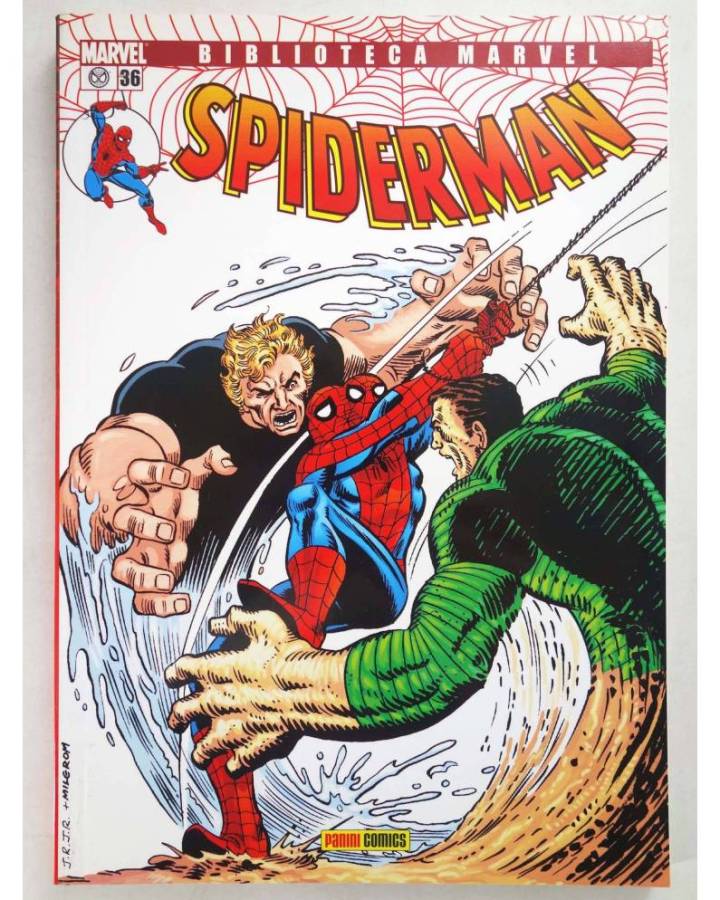 Cubierta de BIBLIOTECA MARVEL EXCELSIOR: SPIDERMAN 36 (Bill Mantlo/John Romita Jr.) Forum 2005