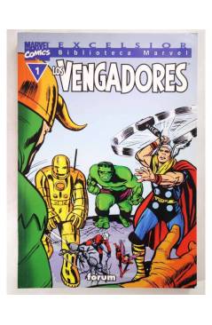 Cubierta de BIBLIOTECA MARVEL EXCELSIOR: LOS VENGADORES 1 (Stan Lee/Jack Kirby) Forum 1999