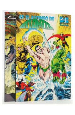 Cubierta de LOS 4 FANTÁSTICOS: EL ASCENSO DE ATLANTIS 1 A 2. COMPLETA. Forum 1996