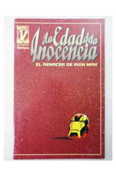 Cubierta de LA EDAD DE LA INOCENCIA. EL RENACER DE IRON MAN (Al Rio/Hector Collazo) Forum 1996