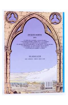 Contracubierta de JHEN 16. La Peste (Jacques Martin / P. Teng) Coeditum 2018