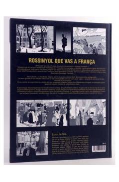 Contracubierta de CRÓNICAS A LÁPIZ 10. Rossinyol que vas a França (CAT) (Lluís Juste De Nin) Trilita 2020