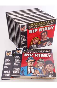 BIBLIOTECA GRANDES DEL CÓMIC: RIP KIRBY 1 A 12. COMPLETA (Alex Raymond) Planeta, 2004. CÓMIC - Tiras de Prens - Libros Fugitivos