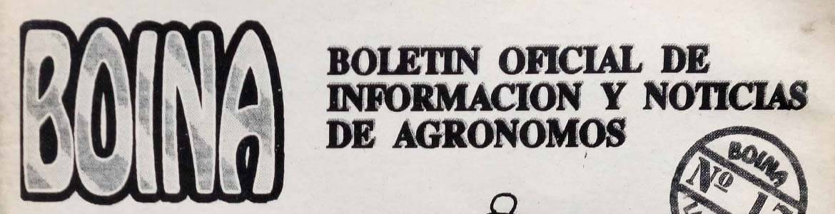 BOINA BOLETÍN FACULTAD AGRÓNOMOS VALENCIA (ed. ETSIA) - Colección de Cómics