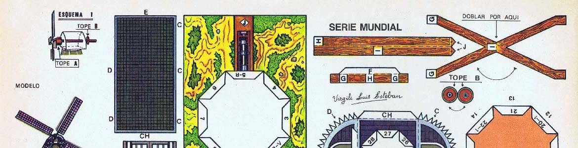 RECORTABLES SERIE MUNDIAL (Virgili Luís Esteban) - Colección de Recortables